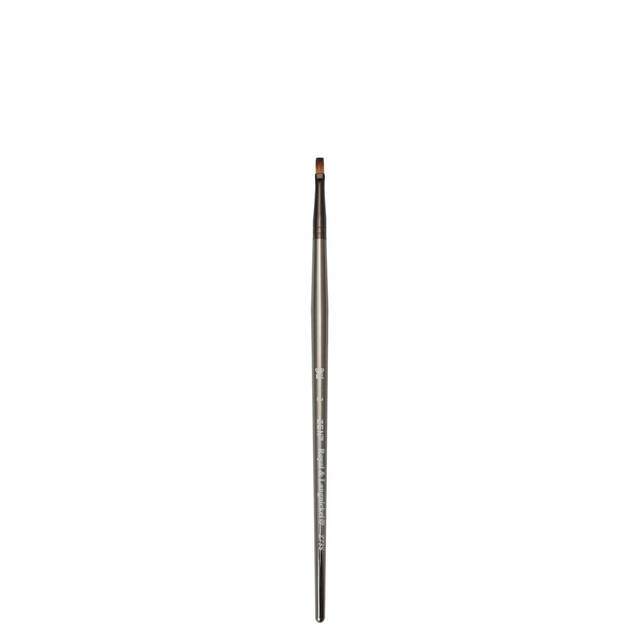 12 Pack: Zen™ Series 73 Short Handle Flat Shader Brush